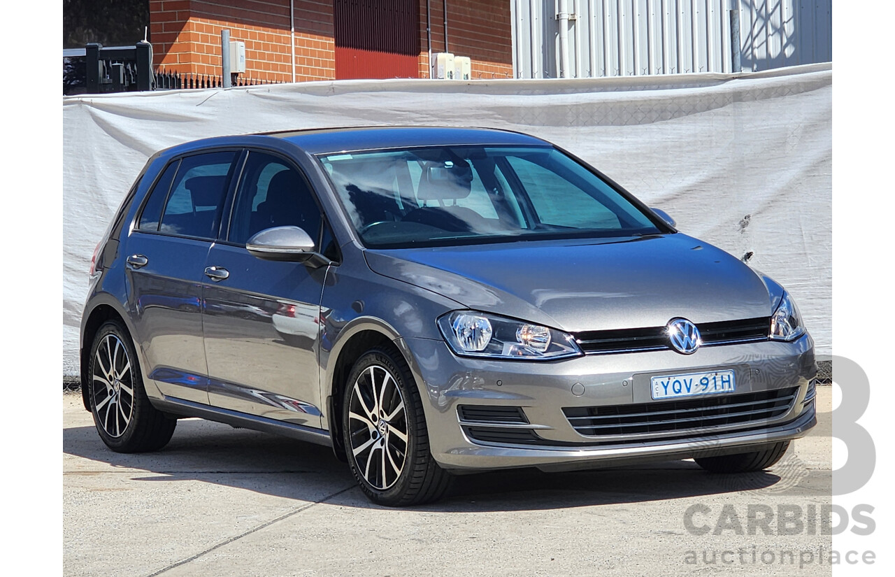 5/2016 Volkswagen Golf 92 TSI Trendline AU MY16 5d Hatchback Grey 1.4L