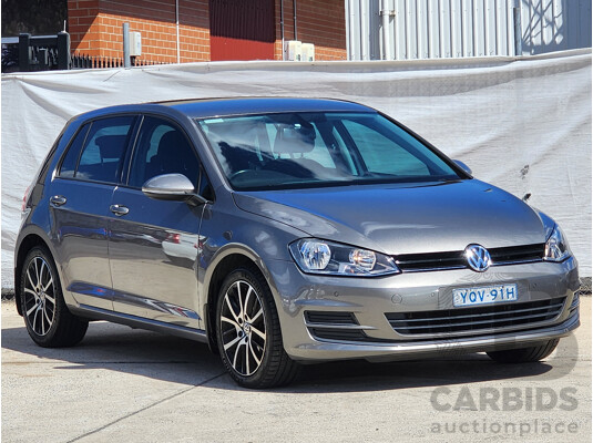 5/2016 Volkswagen Golf 92 TSI Trendline AU MY16 5d Hatchback Grey 1.4L