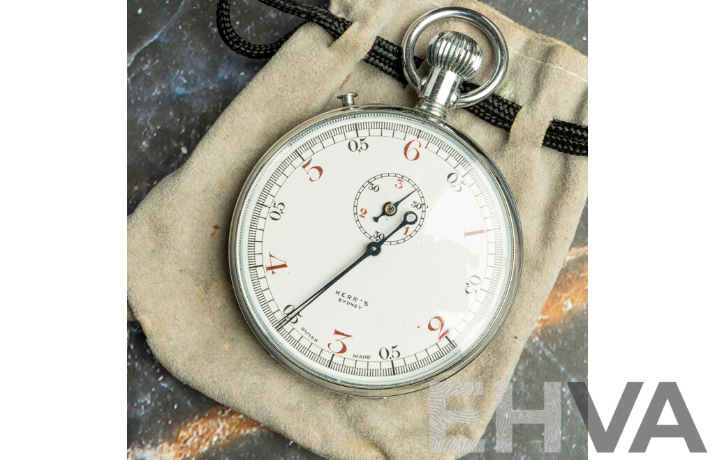 Vintage 55mm Kerr’s Sydney Pocket Watch