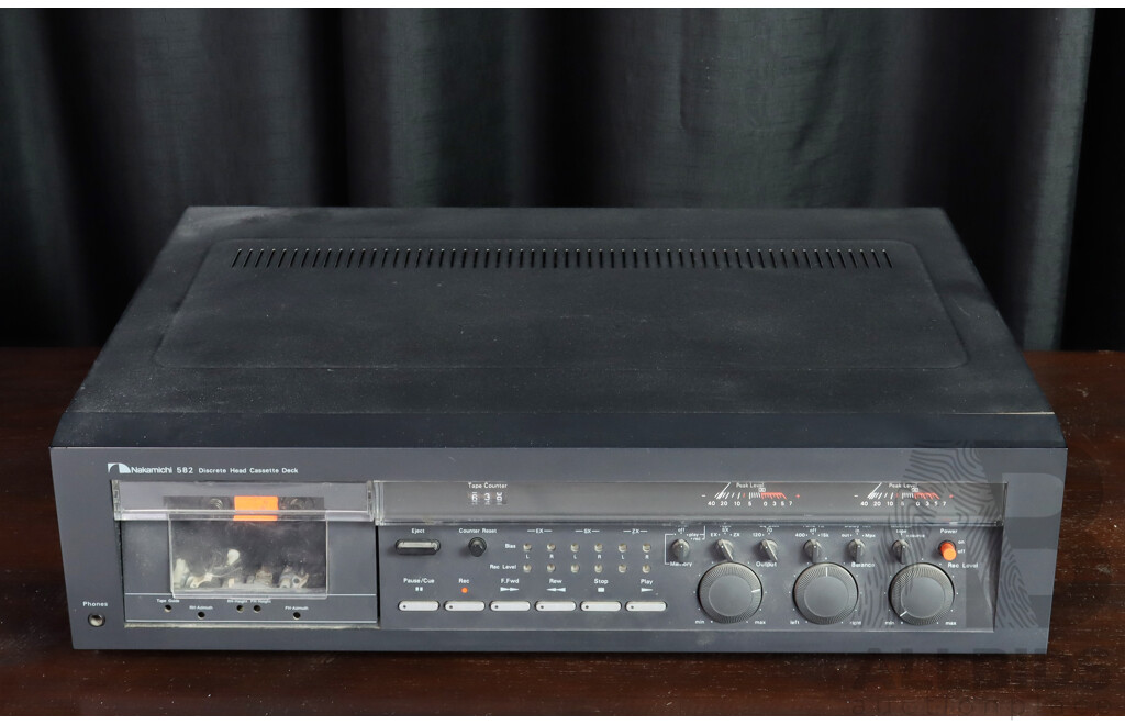 Nakamichi 582 Discrete Head Cassette Deck