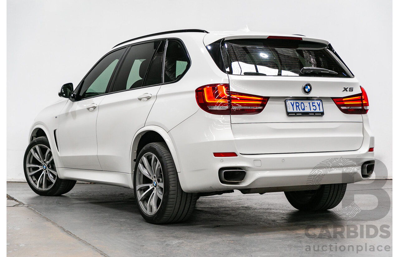 2/2016 BMW X5 Xdrive 30d (AWD) M-Sport Pack F15 MY16 4d Wagon Alpine White Turbo Diesel 3.0L - 7 Seater