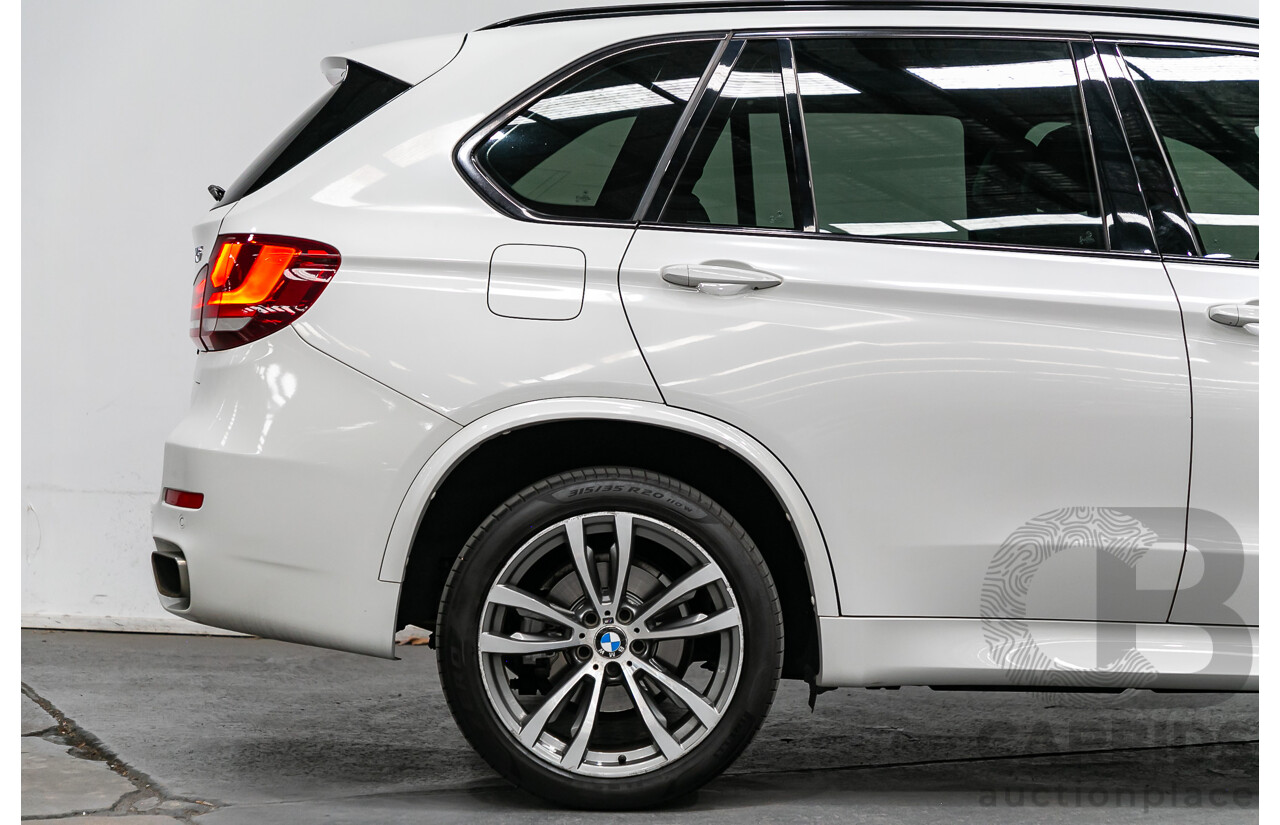 2/2016 BMW X5 Xdrive 30d (AWD) M-Sport Pack F15 MY16 4d Wagon Alpine White Turbo Diesel 3.0L - 7 Seater