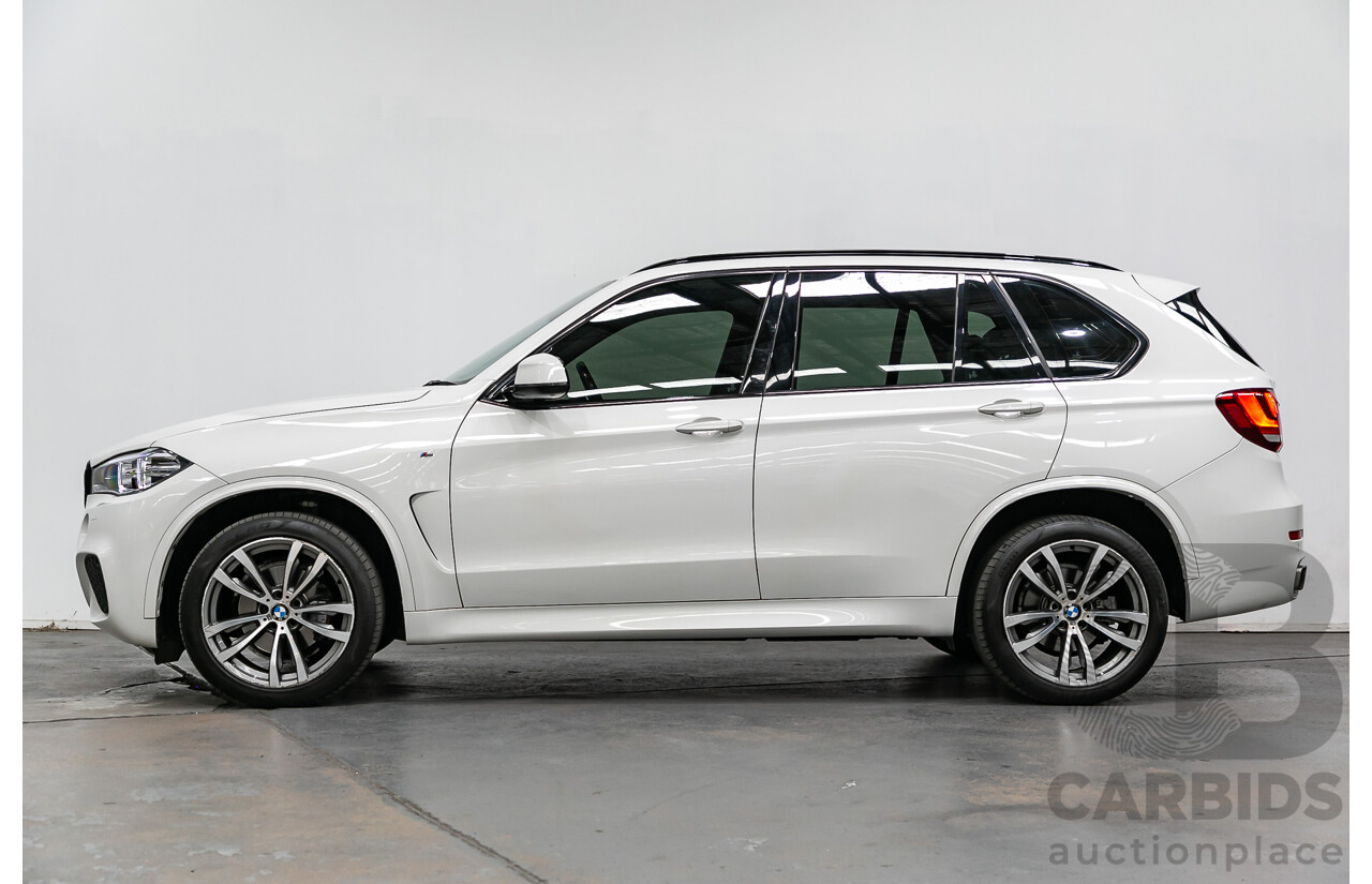 2/2016 BMW X5 Xdrive 30d (AWD) M-Sport Pack F15 MY16 4d Wagon Alpine White Turbo Diesel 3.0L - 7 Seater