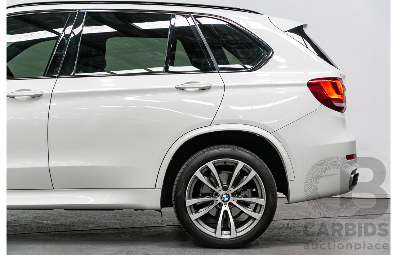 2/2016 BMW X5 Xdrive 30d (AWD) M-Sport Pack F15 MY16 4d Wagon Alpine White Turbo Diesel 3.0L - 7 Seater