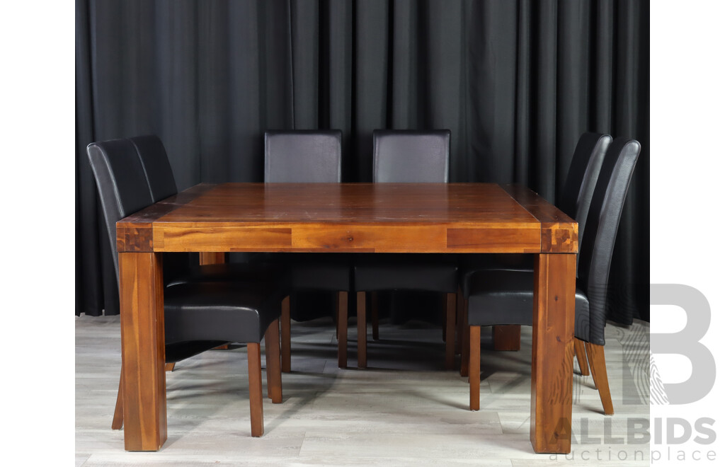 Modern Nine Piece Dining Suite by Pixie Cumings