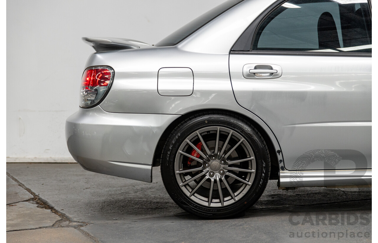 11/2005 Subaru Impreza WRX (AWD) MY06 4d Sedan Silver Metallic Turbo 2.5L - Modified