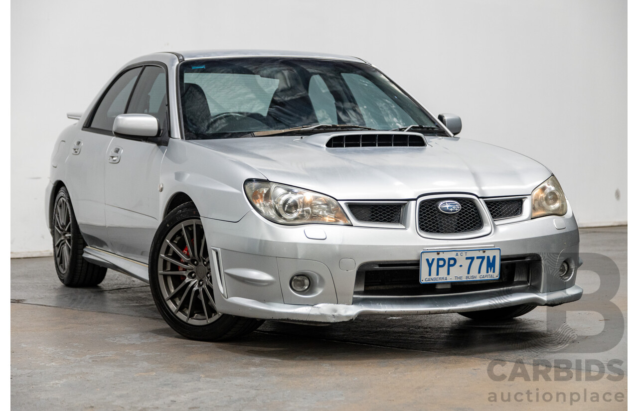 11/2005 Subaru Impreza WRX (AWD) MY06 4d Sedan Silver Metallic Turbo 2.5L - Modified