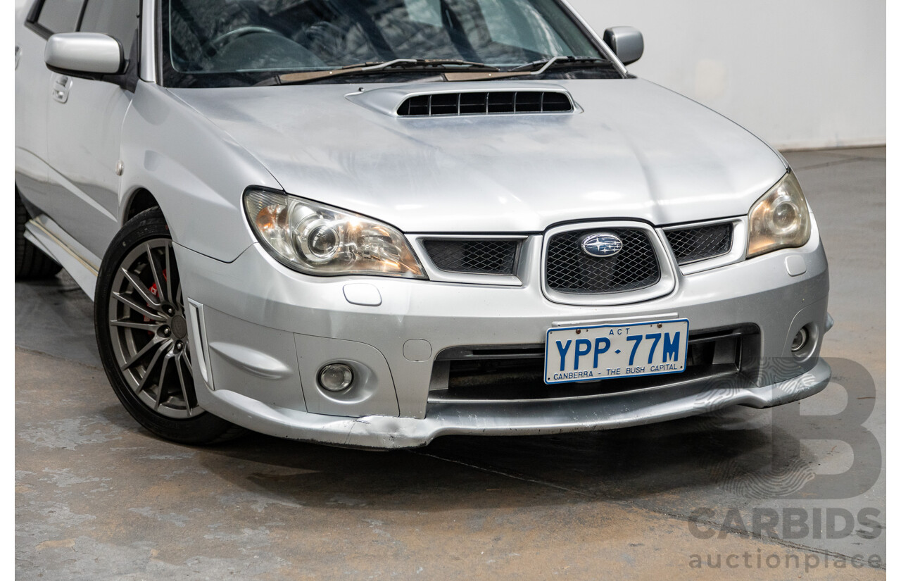 11/2005 Subaru Impreza WRX (AWD) MY06 4d Sedan Silver Metallic Turbo 2.5L - Modified