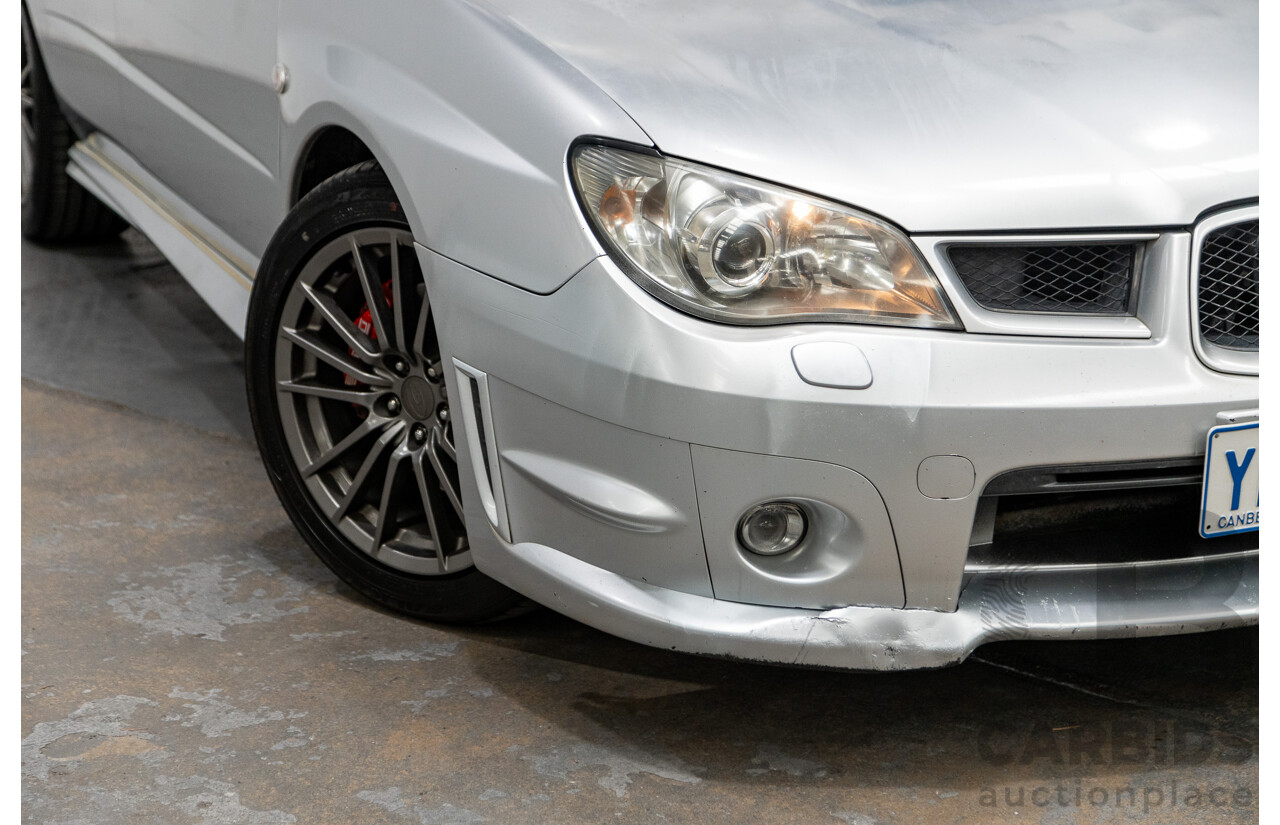 11/2005 Subaru Impreza WRX (AWD) MY06 4d Sedan Silver Metallic Turbo 2.5L - Modified