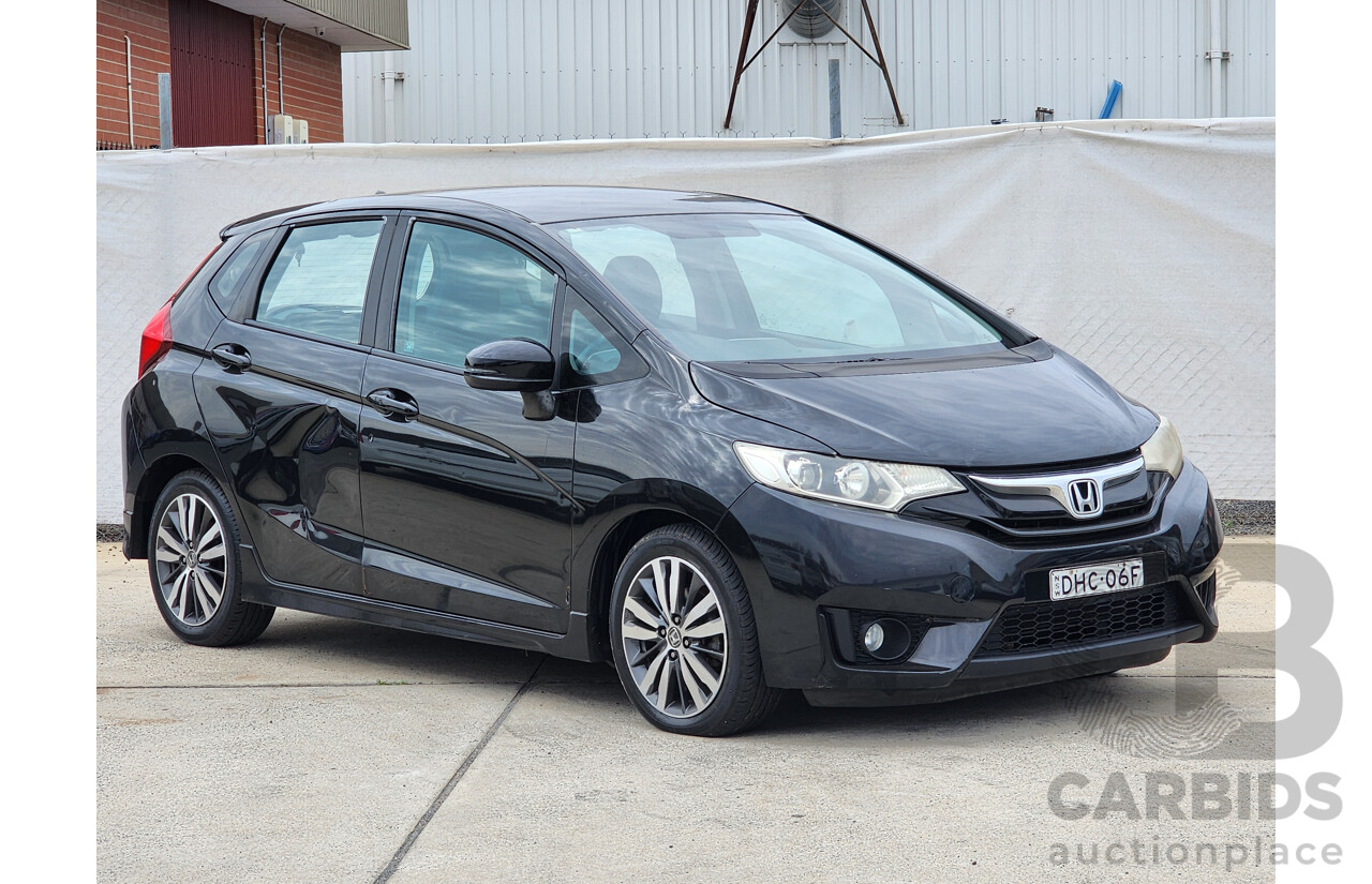 9/2014 Honda Jazz Vti-L GK MY15 5d Hatchback Black 1.5L