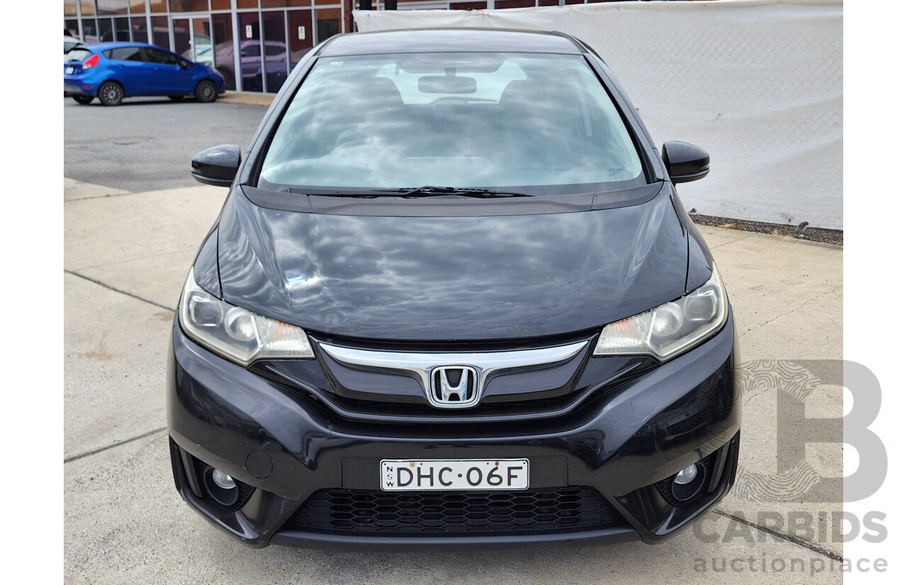 9/2014 Honda Jazz Vti-L GK MY15 5d Hatchback Black 1.5L