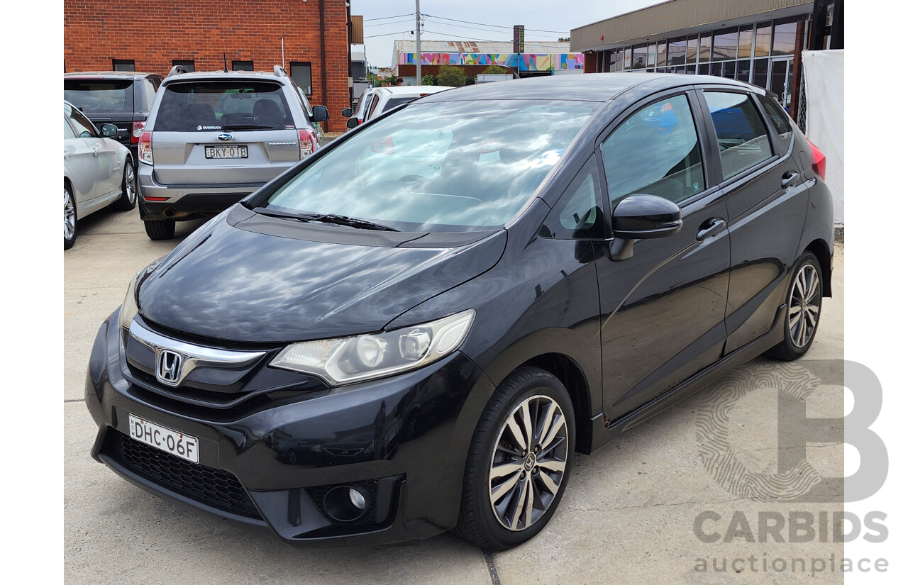 9/2014 Honda Jazz Vti-L GK MY15 5d Hatchback Black 1.5L