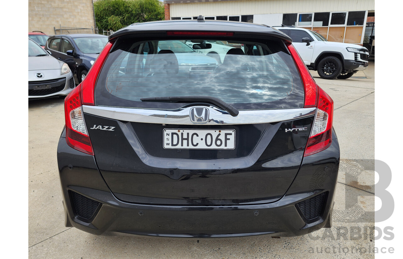 9/2014 Honda Jazz Vti-L GK MY15 5d Hatchback Black 1.5L