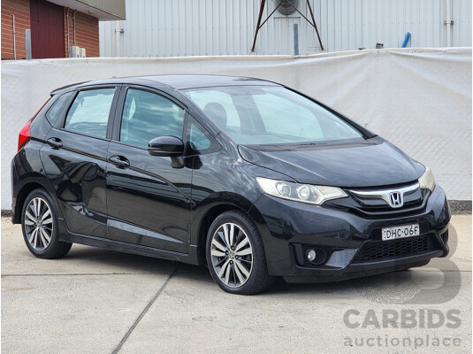 9/2014 Honda Jazz Vti-L GK MY15 5d Hatchback Black 1.5L