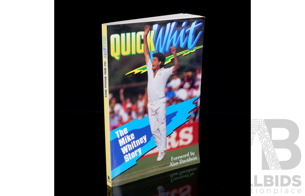 Quick Whit, The Mike Whitney Story, Signed by Mike Whitney, 1993, Soft Cover