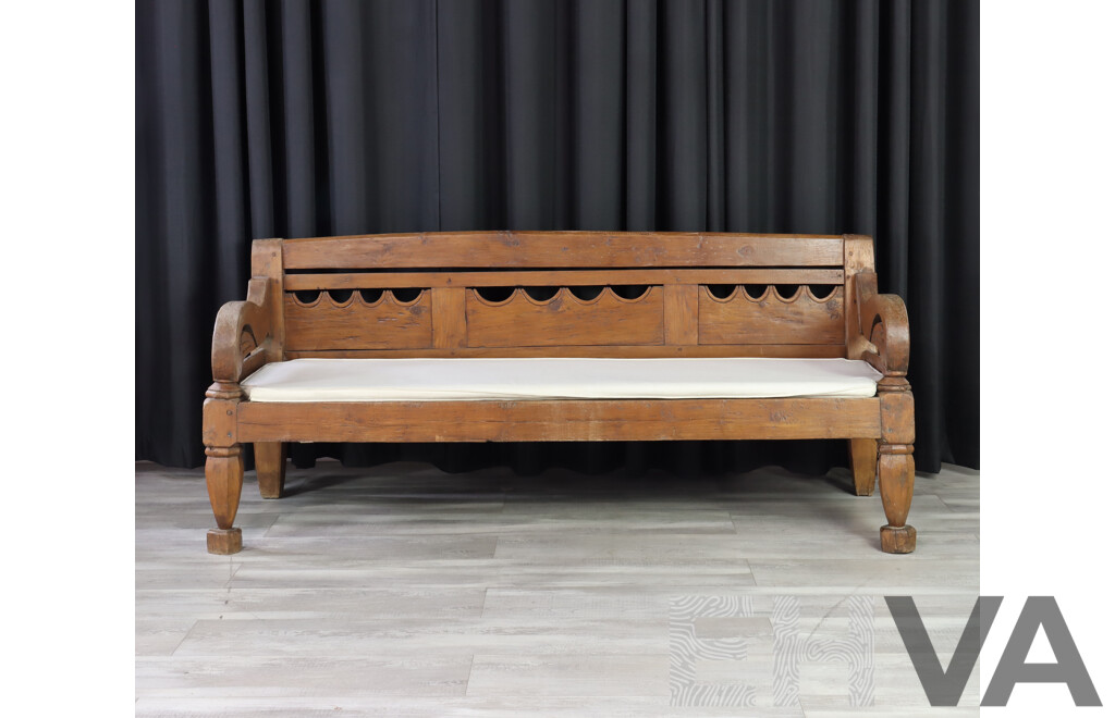 Japanese Hardwood Settee