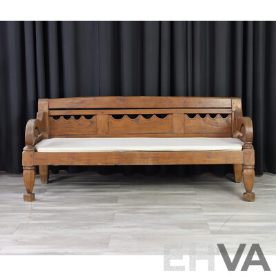 Japanese Hardwood Settee