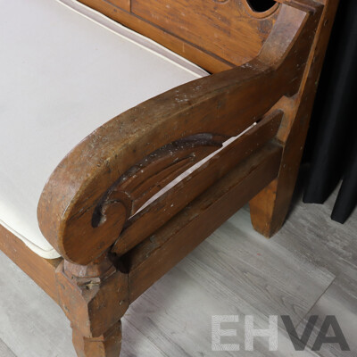 Japanese Hardwood Settee