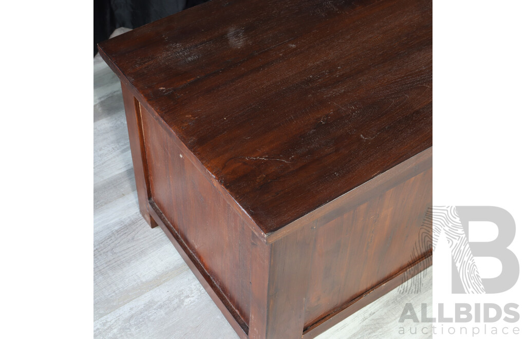 Indonesian Teak Blanket Box