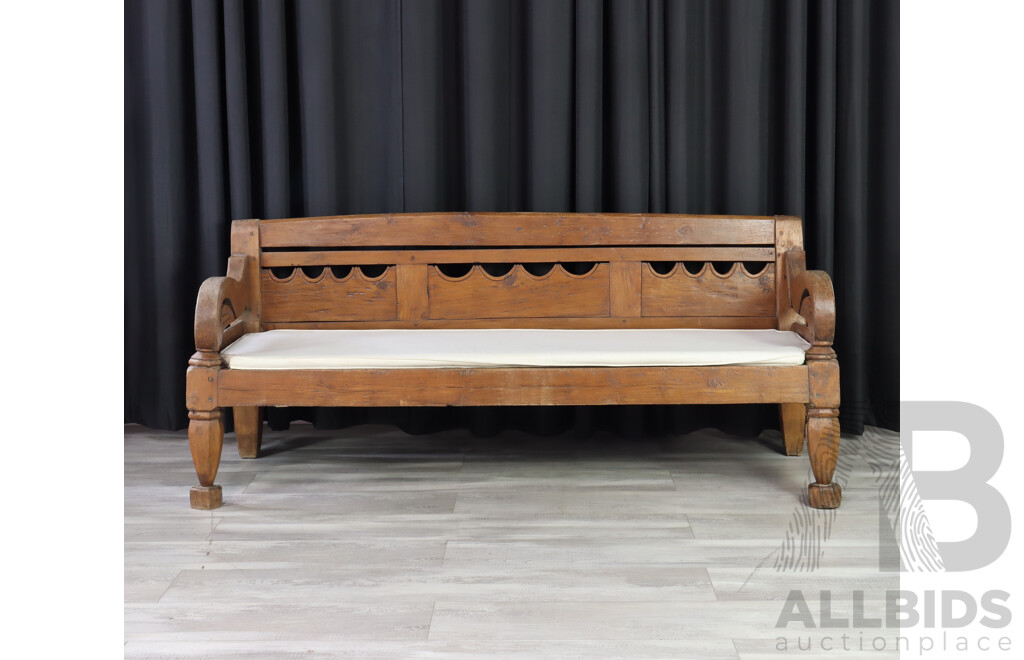 Japanese Hardwood Settee