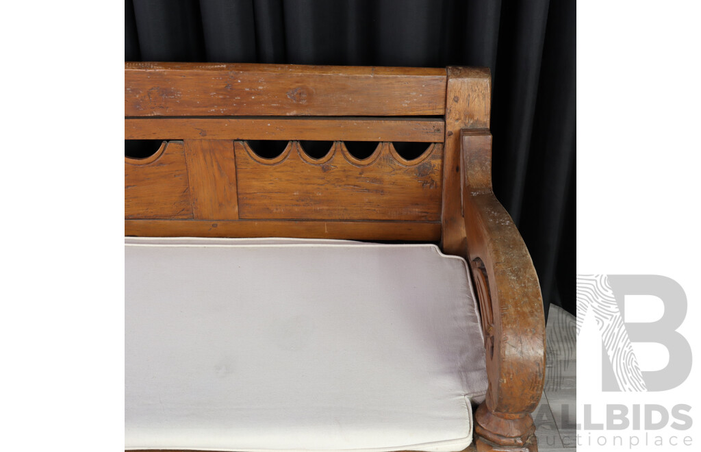 Japanese Hardwood Settee