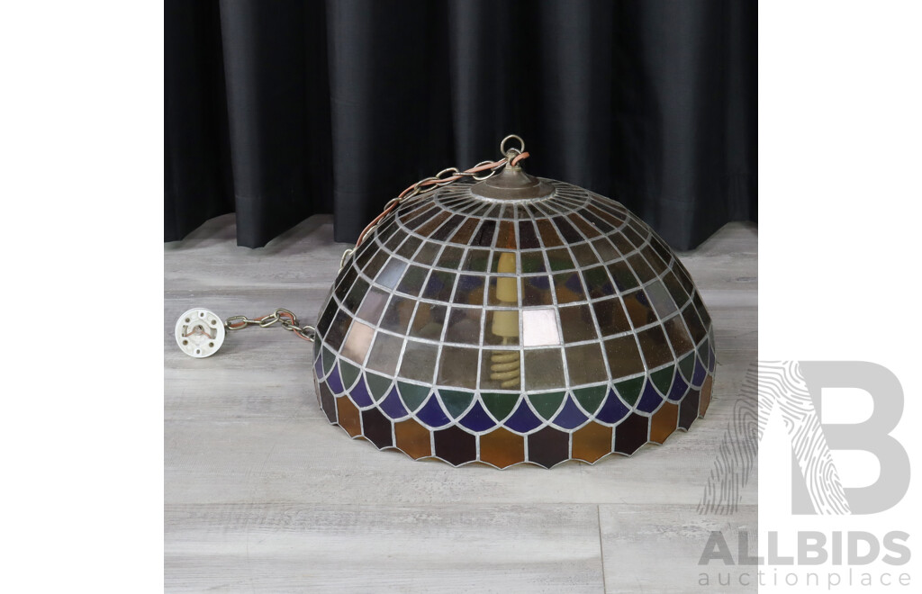 Vintage Leadlight Pendant Shade