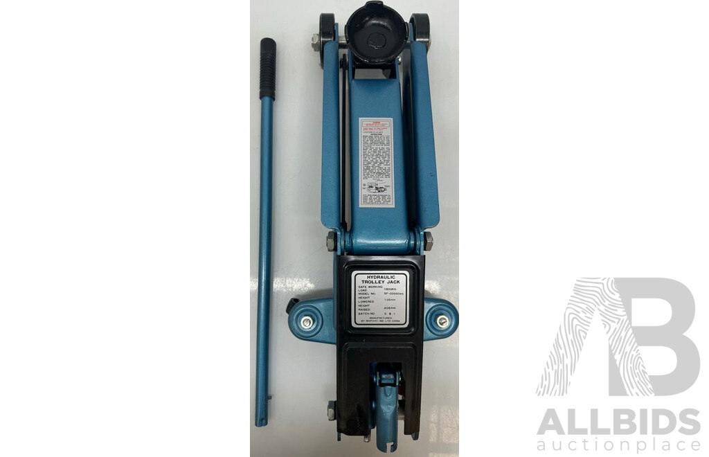 Pro-lift Blue Hydrolic Trolley Jack (1,800kg)