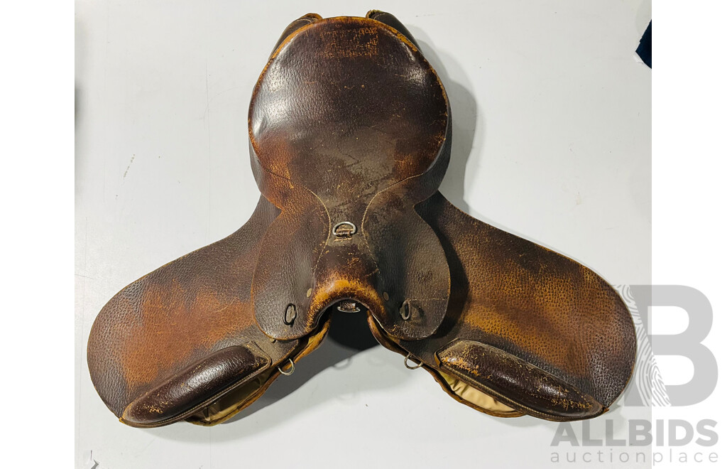 Vintage Leather Saddle