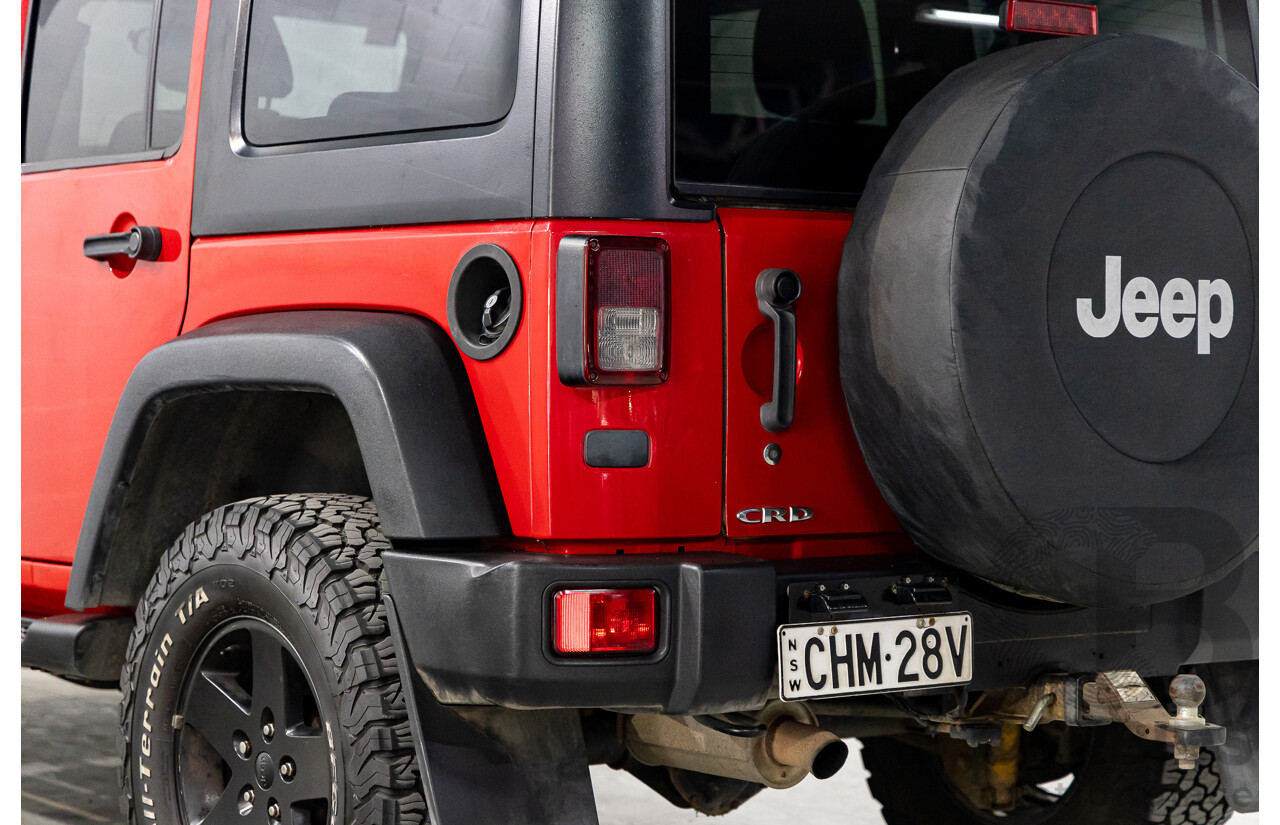 6/2012 Jeep Wrangler Unlimited Sport (4x4) JK MY11 4d Hardtop Flame Red 2.8L