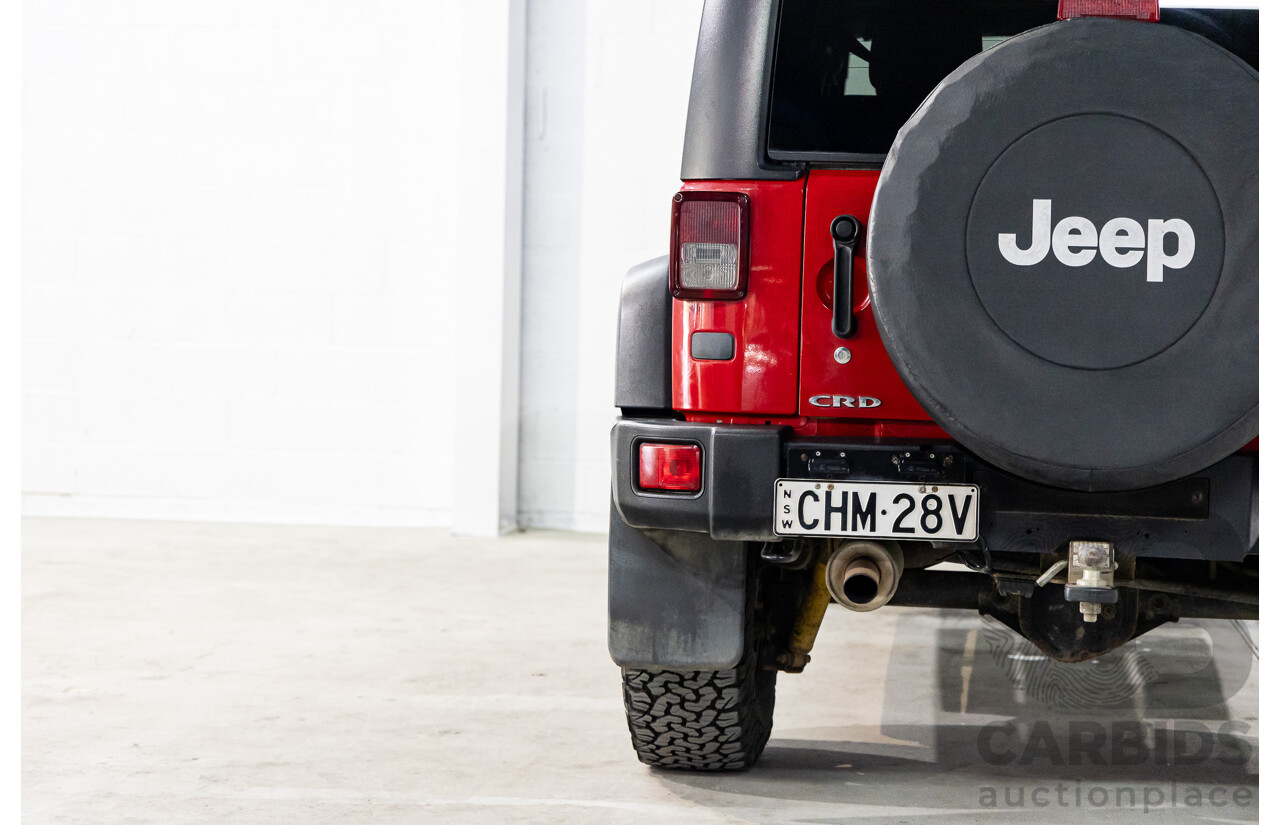 6/2012 Jeep Wrangler Unlimited Sport (4x4) JK MY11 4d Hardtop Flame Red 2.8L