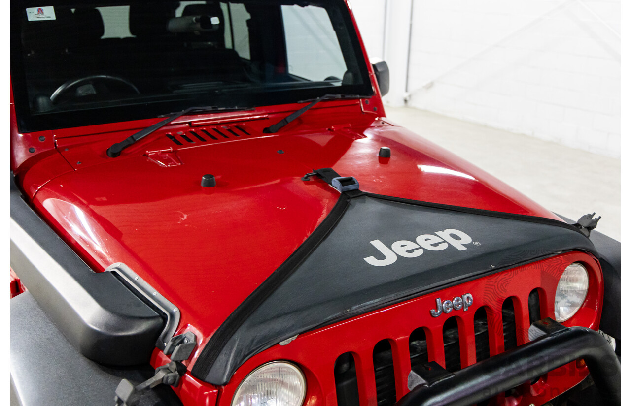 6/2012 Jeep Wrangler Unlimited Sport (4x4) JK MY11 4d Hardtop Flame Red 2.8L