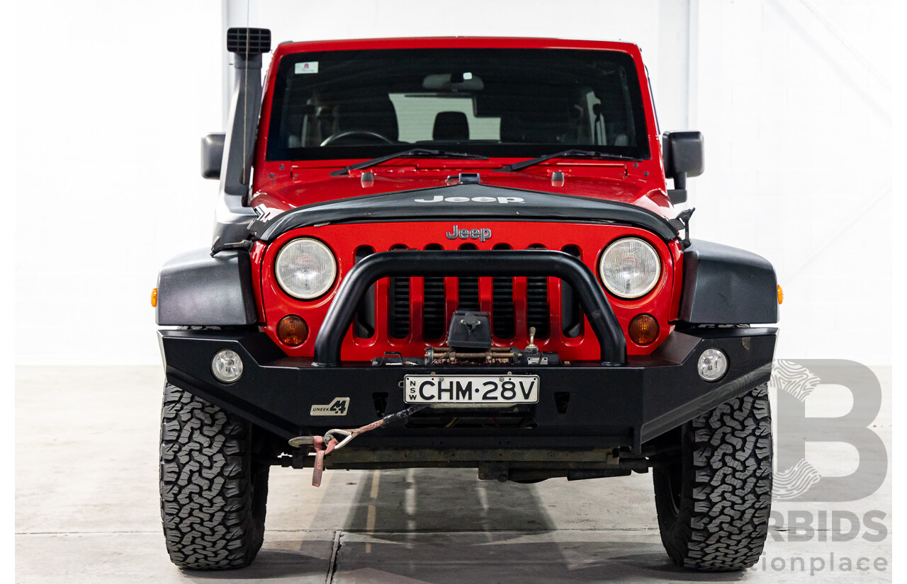 6/2012 Jeep Wrangler Unlimited Sport (4x4) JK MY11 4d Hardtop Flame Red 2.8L