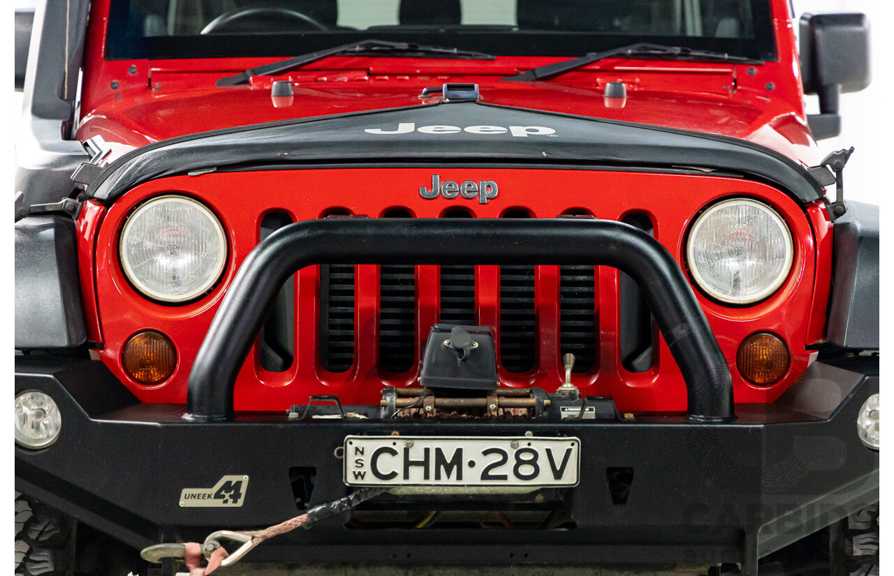 6/2012 Jeep Wrangler Unlimited Sport (4x4) JK MY11 4d Hardtop Flame Red 2.8L