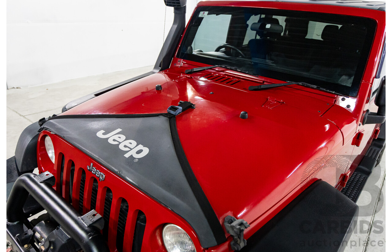 6/2012 Jeep Wrangler Unlimited Sport (4x4) JK MY11 4d Hardtop Flame Red 2.8L