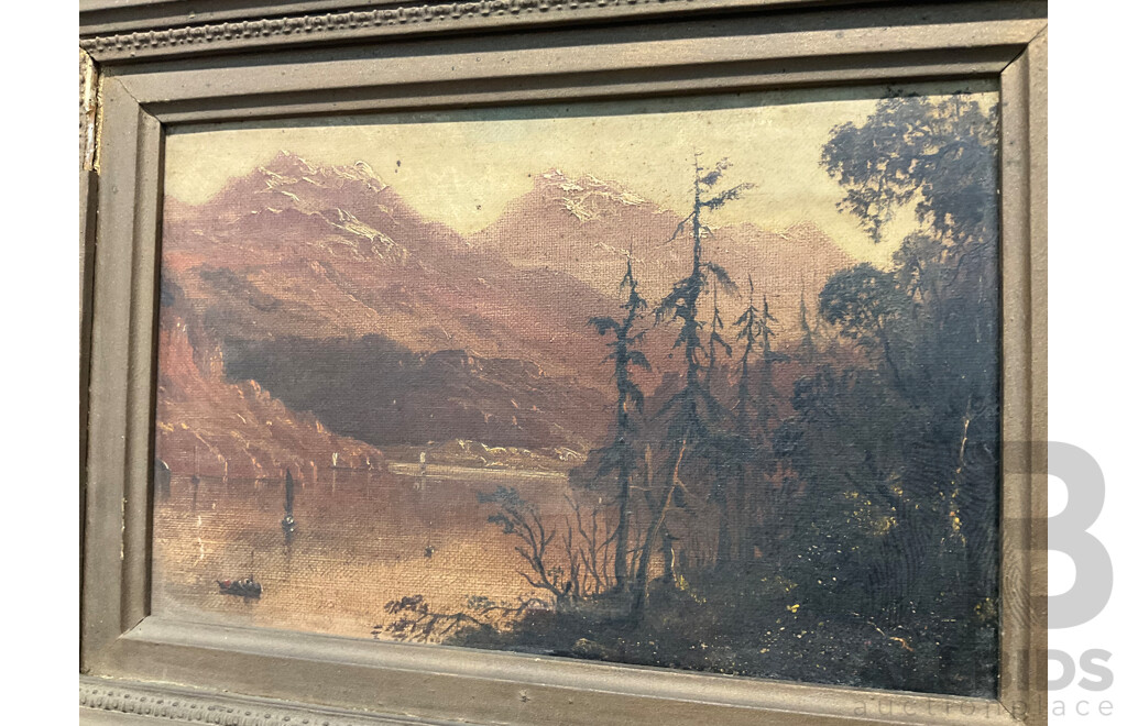 ARTIST UNKNOWN - Oil on Canvas - Prepared by Winsor & Newton London (mid 1800's) -  31 X 39 Cm (frame)