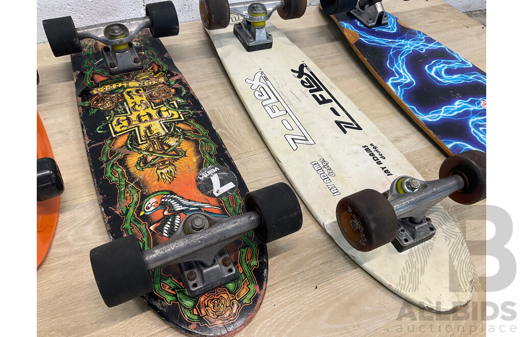 Longboard and Skateboards - Lot of 4