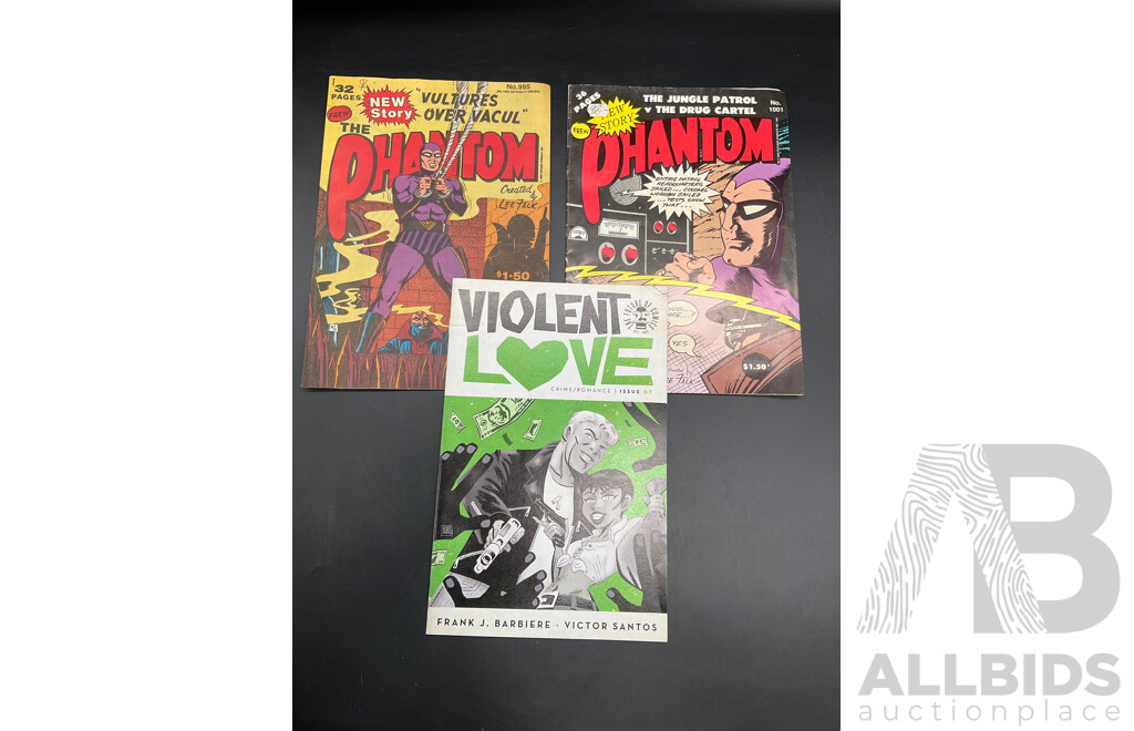 Vintage Comics Books - Including Phantom, Tracker, the Twilight Experiment and More - Lot of 27