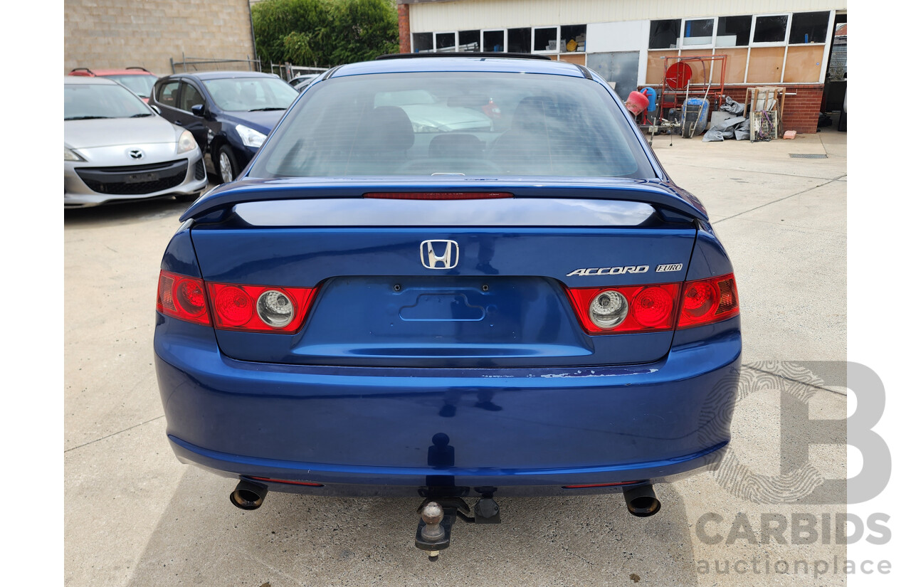 9/2007 Honda Accord EURO Luxury MY06 UPGRADE 4d Sedan Blue 2.4L