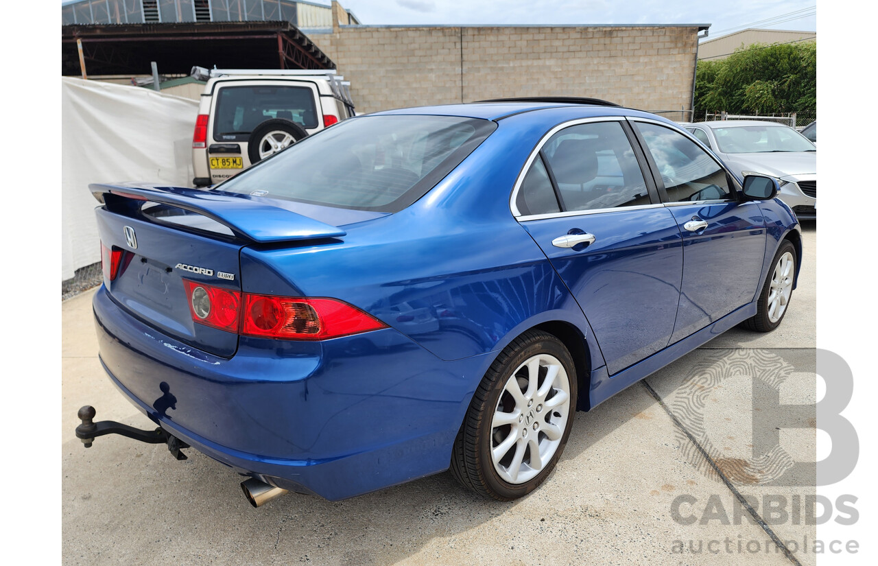 9/2007 Honda Accord EURO Luxury MY06 UPGRADE 4d Sedan Blue 2.4L