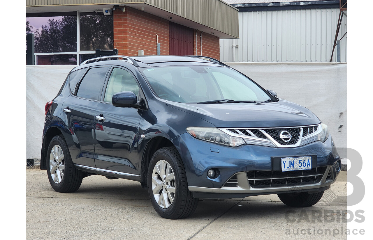 3/2013 Nissan Murano Ti Z51 MY12 4d Wagon Blue 3.5L