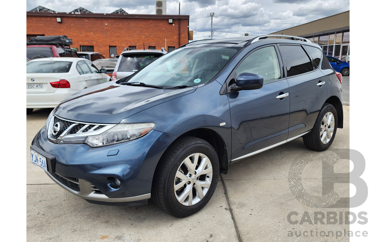 3/2013 Nissan Murano Ti Z51 MY12 4d Wagon Blue 3.5L