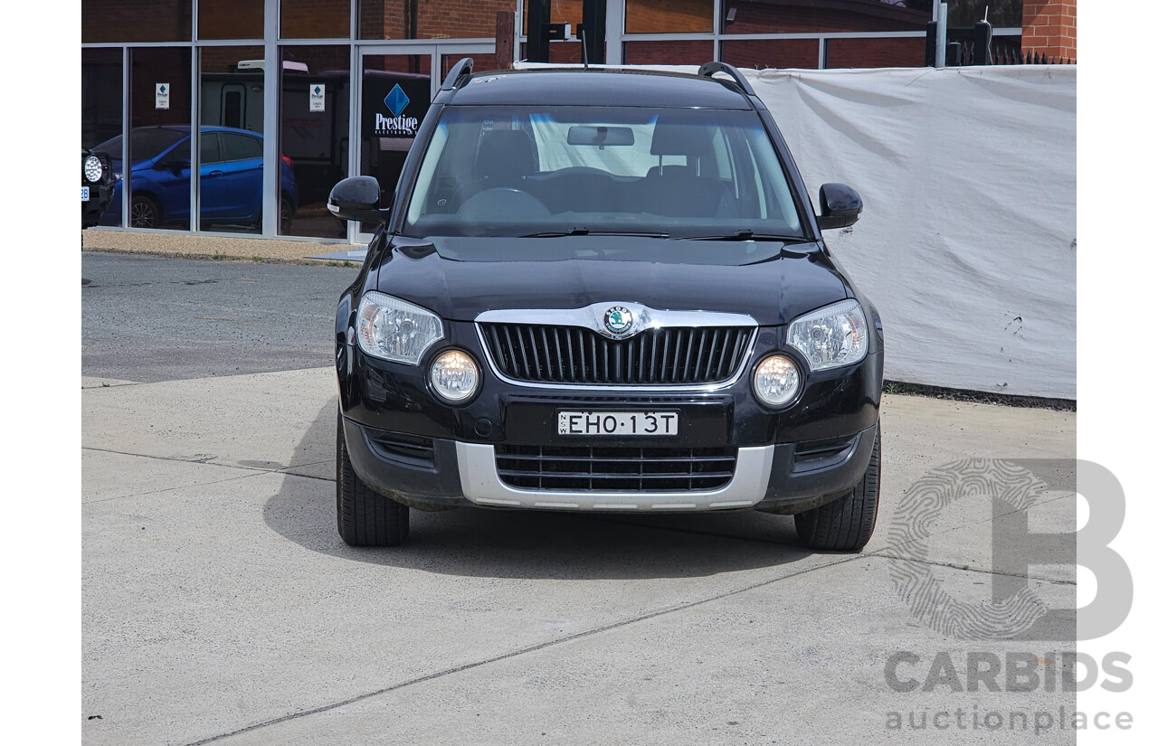 7/2012 Skoda Yeti 77 TSI (4x2) 5L 4d Wagon Black 1.2L