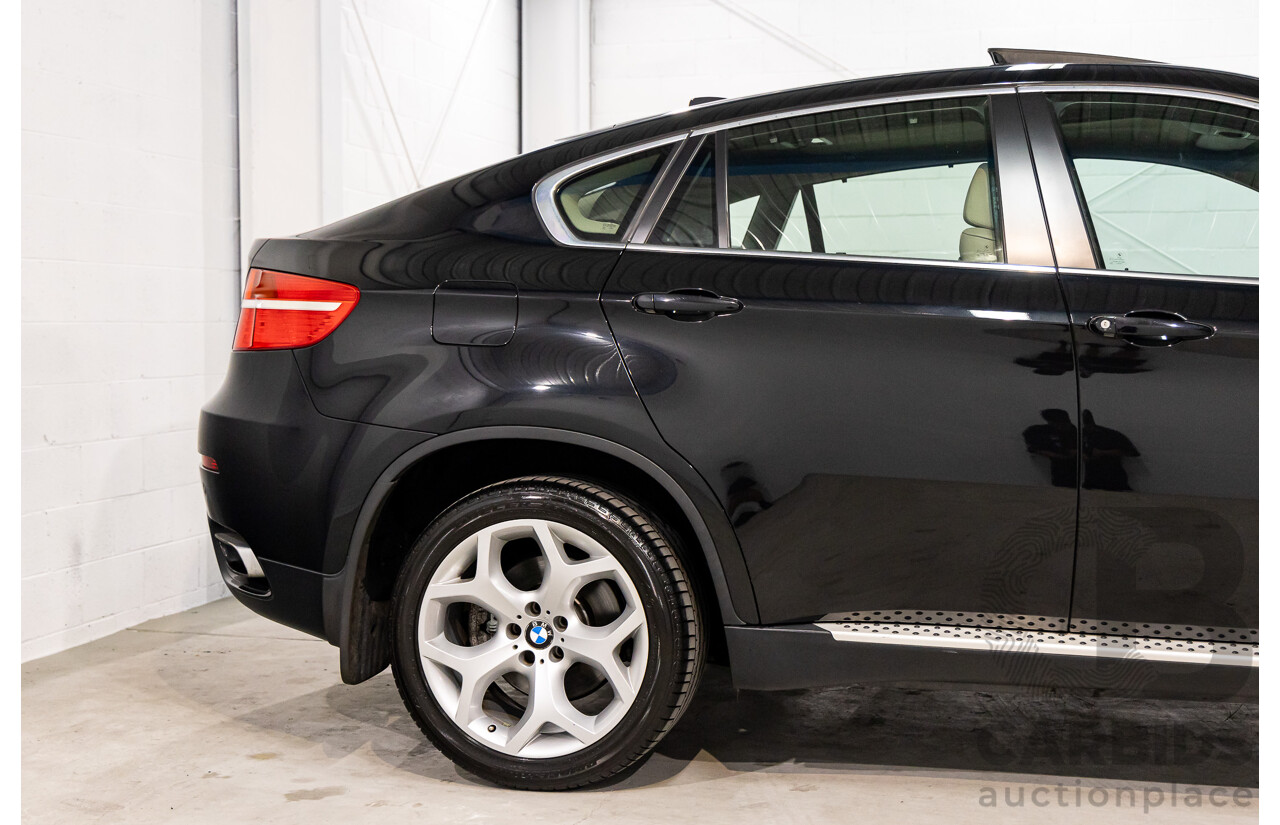 12/2009 BMW X6 Xdrive (AWD) 50i E71 4d Coupe Black Sapphire Metallic Twin Turbo V8 4.4L