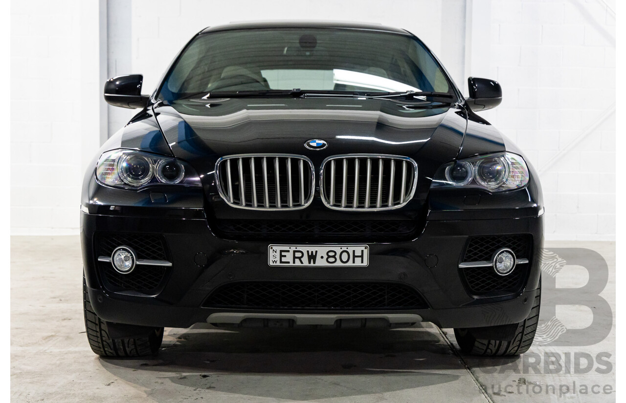 12/2009 BMW X6 Xdrive (AWD) 50i E71 4d Coupe Black Sapphire Metallic Twin Turbo V8 4.4L