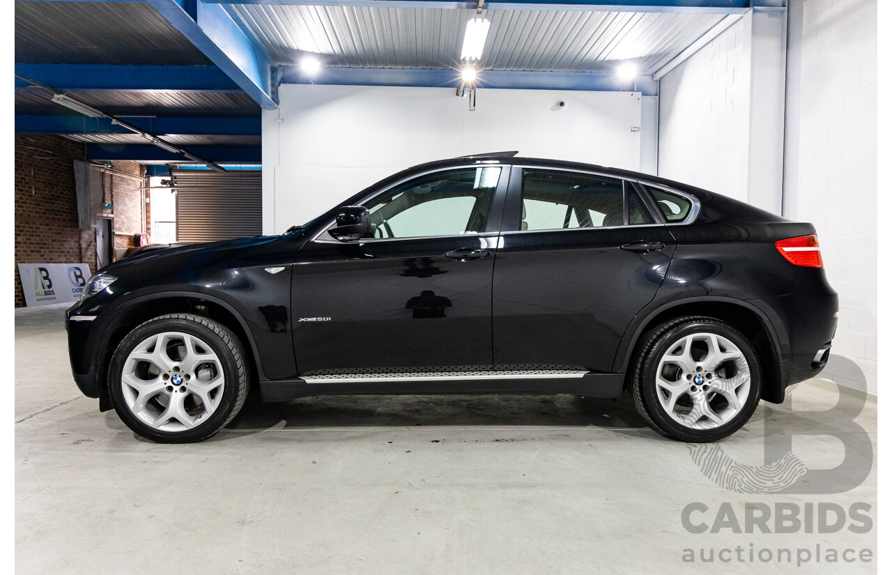 12/2009 BMW X6 Xdrive (AWD) 50i E71 4d Coupe Black Sapphire Metallic Twin Turbo V8 4.4L