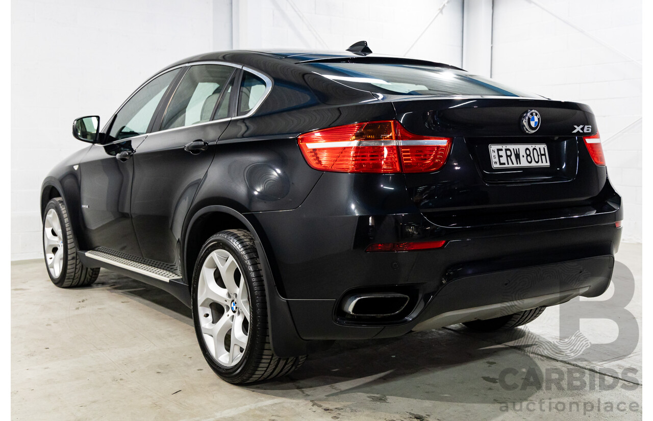 12/2009 BMW X6 Xdrive (AWD) 50i E71 4d Coupe Black Sapphire Metallic Twin Turbo V8 4.4L