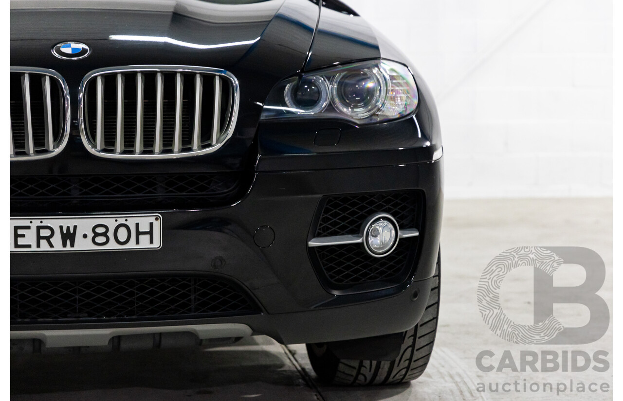 12/2009 BMW X6 Xdrive (AWD) 50i E71 4d Coupe Black Sapphire Metallic Twin Turbo V8 4.4L