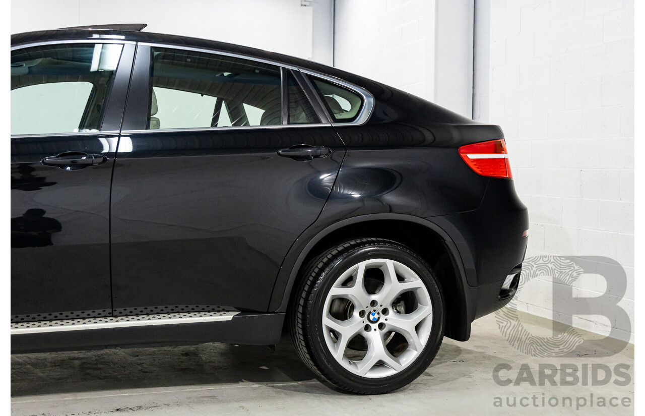 12/2009 BMW X6 Xdrive (AWD) 50i E71 4d Coupe Black Sapphire Metallic Twin Turbo V8 4.4L