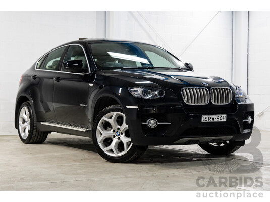 12/2009 BMW X6 Xdrive (AWD) 50i E71 4d Coupe Black Sapphire Metallic Twin Turbo V8 4.4L