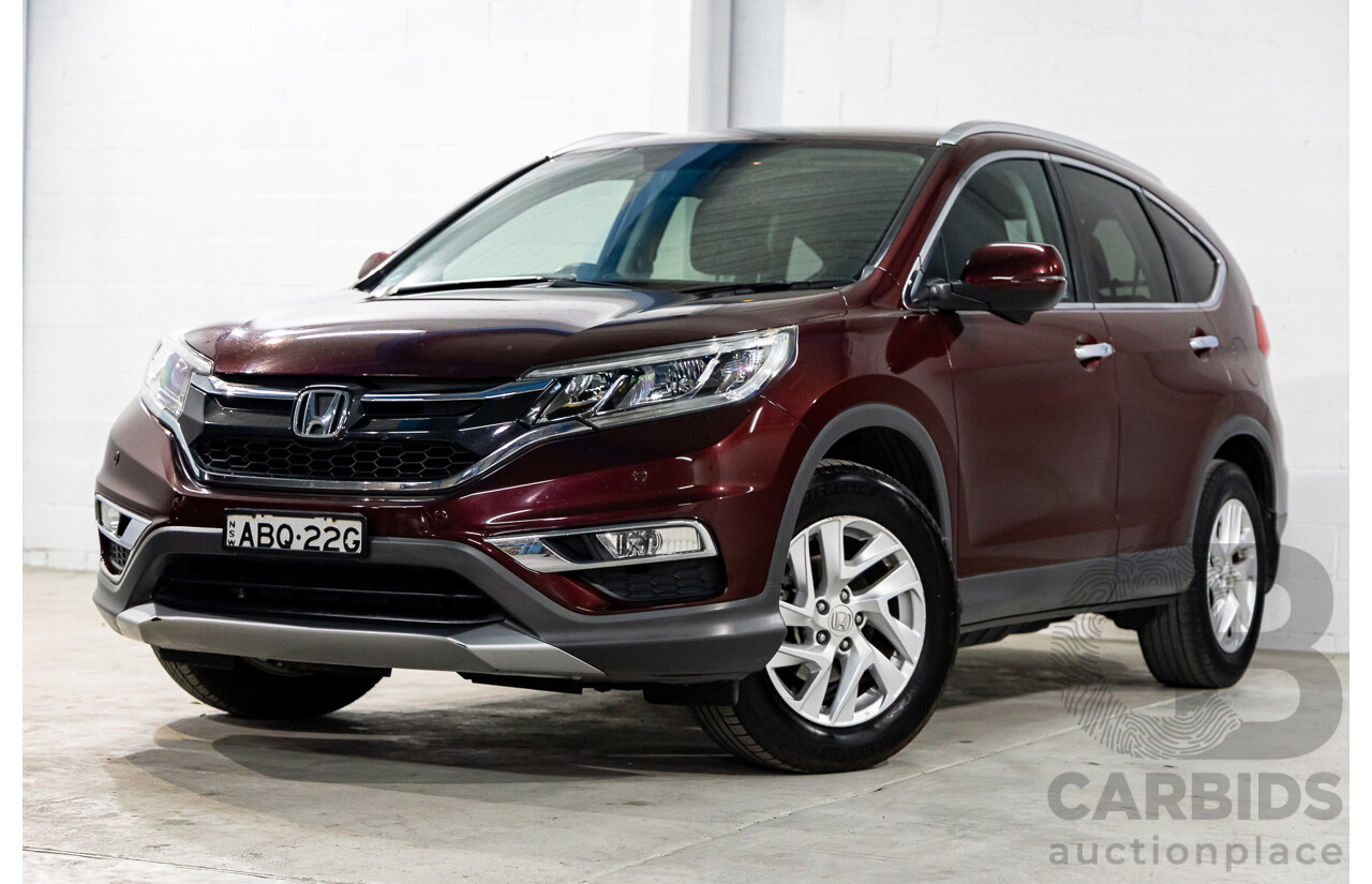 7/2015 Honda CRV Vti-S (4x2) 30 SERIES 2 4d Wagon Red 2.0L